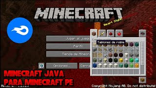 INTERFAZ DE JAVA PARA MINECRAFT 11640  MODS DE PC para MCPE💜  TheMauroxD [upl. by Abroms]