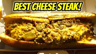 BETTER THAN PATS amp GENOS  Cleavers Cheesesteak [upl. by Inahpit44]