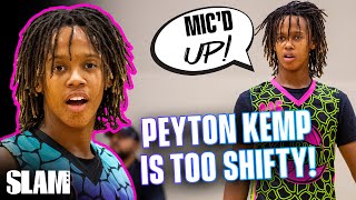 Peyton Kemp is the MOST ENTERTAINING GUARD in Middle School 🤩  SLAM Micd Up 🎤 [upl. by Eelrebmyk]