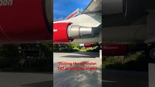 Visiting the Corendon 747 aviation corendon 747 shorts [upl. by Pyszka]