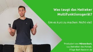 Hatteker Bartschneider im Test Was taugt das günstige Multifunktionsgerät [upl. by Ayad83]