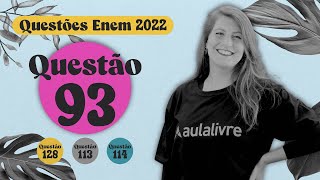 ENEM 2022 I Citologia I Questão 93 [upl. by Valdas]