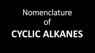 Naming Cycloalkanes with Examples  FULL DISCUSSION  TAGALOGENGLISH [upl. by Kelwin]