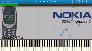 NOKIA 3310 RINGTONES IN SYNTHESIA 2 [upl. by Hcelemile]