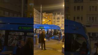 Local Trams Zagreb Croatia europe zagreb [upl. by Yaya]