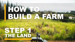 THE FARMSTEAD HAWAII  How To Build A Farm From Scratch  Episode 1 THE LAND [upl. by Etteloc]