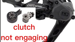 shimano rd m6000 clutch switch on not engaging [upl. by Hedy429]