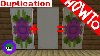 Minecraft How to Copy or Duplicate Banners  Tutorial Works in 118 [upl. by Serg]