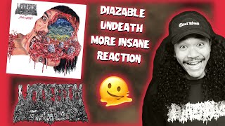 undeath  more insane reaction new york death metal in a graveyard that is insane [upl. by Arodoet]