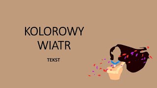 Kolorowy wiatr  Pocahontas 1995 tekst [upl. by Schwing940]