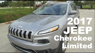 2017 Jeep Cherokee Limited  Full Review it has a power plug [upl. by Alarise]