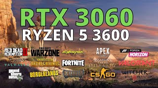 RYZEN 5 3600 RTX 3060 12GB  TEST IN 25 GAMES  1080p 1440p [upl. by Paryavi967]