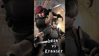 Leon vs Krauser 😎 Pelea de cuchillos  leonskennedy residentevil residentevil4 videogames fyp [upl. by Evelin]