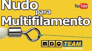 Nudo para multifilamento SENCILLO FUERTE Y CONFIABLE [upl. by Yttap870]