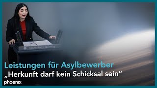 Debatte zu den Leistungen für Asylbewerber im Bundestag am 19012024 [upl. by Arola]