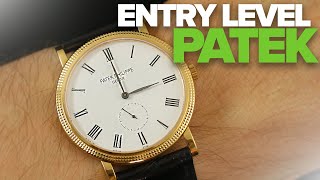 The EntryLevel Patek Review of the Patek Philippe Calatrava 5119J [upl. by Oivlis]