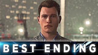 Detroit Become  Connor Perfect Ending  Connor is Free [upl. by Enitsenre]