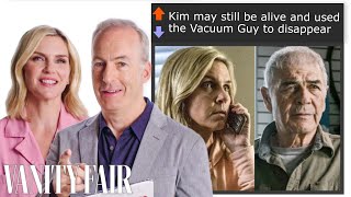 Better Call Saul Fan Theories with Bob Odenkirk amp Rhea Seehorn  Vanity Fair [upl. by Elrak]