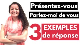 Présentezvous parlezmoi de vous  3 exemples de réponse pour convaincre en entretien dembauche [upl. by Stets834]