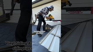 Vinyl siding installation made easy with Dewalt roofing nailer and Siding Tips Adapter [upl. by Suzie]