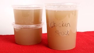 Homemade Chicken Stock Recipe  Laura Vitale  Laura in the Kitchen Episode 1015 [upl. by Lida625]