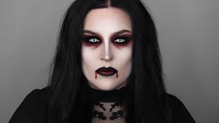 VAMPIRE  EASY HALLOWEEN MAKEUP TUTORIAL [upl. by Isma]