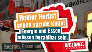 Energie und Essen müssen für alle bezahlbar sein Kundgebung in Leipzig am 05 September 2022 [upl. by Guillemette432]