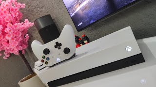 XBOX ONE X BRANCO  VLOG [upl. by Lehcem]