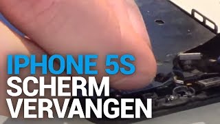 iPhone 5s scherm en LCD vervangen  Fixjenl [upl. by Elrahc148]