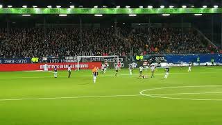 Marienlyst stadion Strømsgodset 23 Mjøndalen Ælv Clasico 2019 [upl. by Silver310]