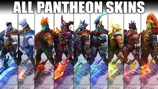 All Pantheon Skins Spotlight 2020 League of Legends [upl. by Rats970]