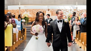 JewishAmerican NigerianCatholic Wedding Nathan  Cynthia [upl. by Ettelocin]