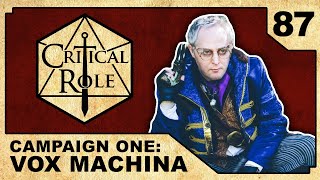 Onward to Vesrah  Critical Role VOX MACHINA  Episode 87 [upl. by Morissa]