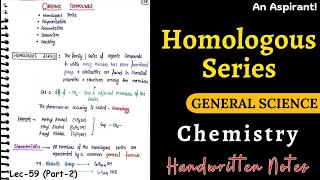 Chemistry  Chapter14 Organic Compounds  Lec59Part2  General Science  An Aspirant [upl. by Alston226]