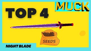 Top 4 Night Blade seeds  Muck Still Working [upl. by Normalie]