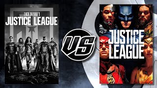 Zack Snyders Justice League 2021 VS Justice League 2017 [upl. by Audsley159]