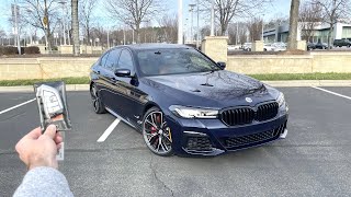 2023 BMW M550i Start Up Exhaust Test Drive Walkaround POV and Review [upl. by Nawuq]