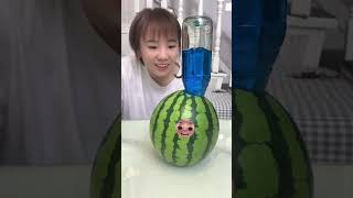 Watermelon Ki Jelly Bana Di 🥳 mini wood toy wood working art skill shorts tiktok [upl. by Eceryt]