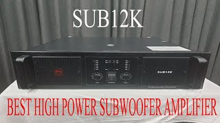 AERONS SUB12K Subwoofer Amplifier In Hindi Overview [upl. by Bannister]