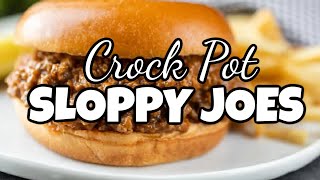 Easy Crock Pot Sloppy Joes [upl. by Ertnod736]