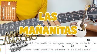 Las mañanitas  Ariel Camacho  Guitarra Armonia Tutorial [upl. by Merill]