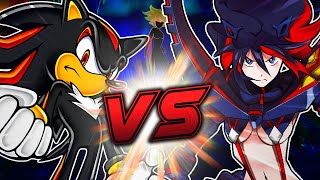 Shadow VS Ryuko Matoi in a DEATH BATTLE FIGHT  Sega Sonic the Hedgehog VS Kill la Kill animation [upl. by Endres]