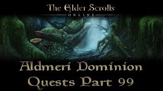 ESO  Aldmeri Dominion Quests  Part 99  Greenshade Part 14  Deadly Ambition [upl. by Odidnac]