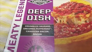 Ginos East  Meaty Legend Frozen Pizza Review [upl. by Lenoel]