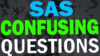 SAS Tricky Interview Questions and Answers  SAS Project [upl. by Recnal355]