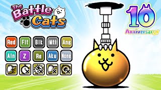 Battle Cats  Gacha Cat  Limited Anniversary Cat 97 Review [upl. by Baldridge]