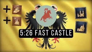 526 FAST CASTLE  Build Order Guides  Valdemar1902 [upl. by Elfont]