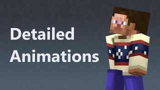 OUTDADTED Detailed Animations  Minecraft Player Animations [upl. by Haelahk]