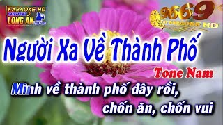 Karaoke Người Xa Về Thành Phố  Tone Nam beat chuẩn  Nhạc sống LA STUDIO  Karaoke 9669 [upl. by Naesar]