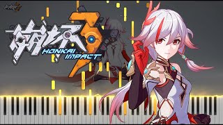 Honkai Impact 3rd Theme Rubia  Piano Cover Sheet Easy [upl. by Aninay892]